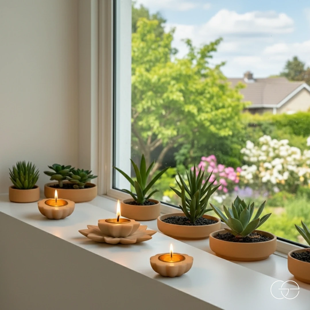 Marble Candle Holder